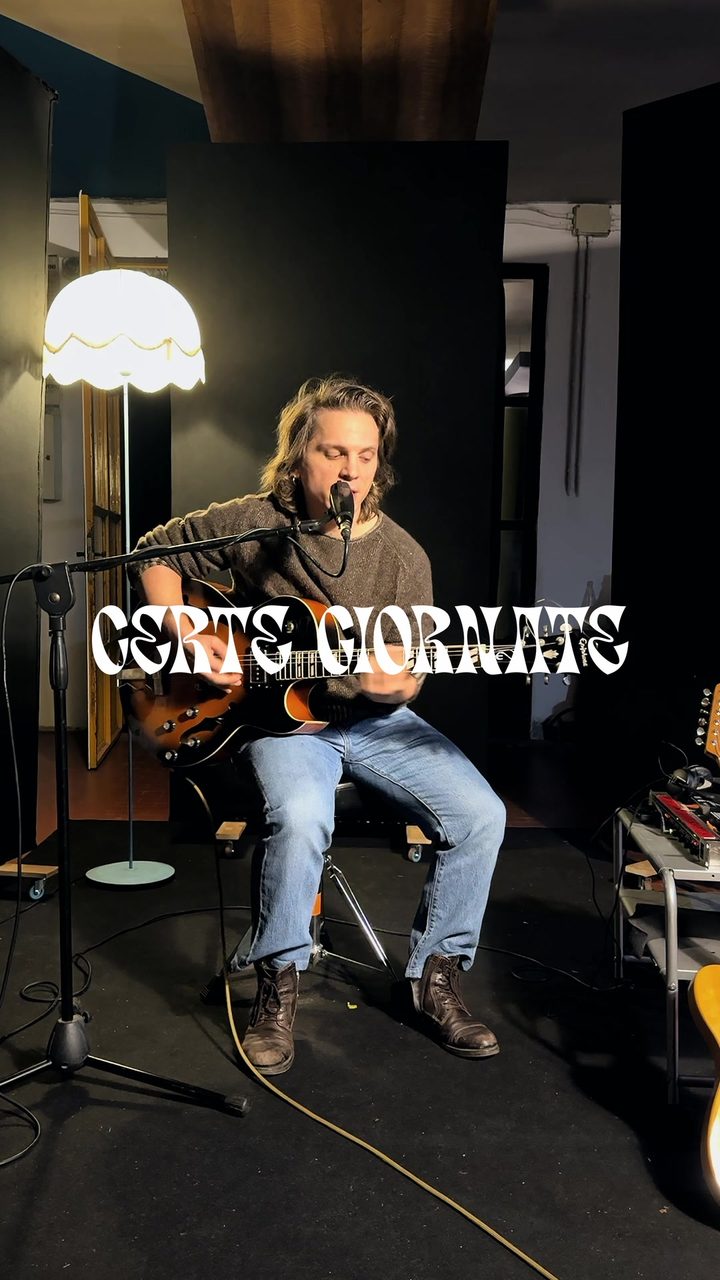 Fotogramma del live di Certe giornate